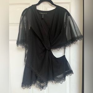 BCBG Maxazria black tank shirt